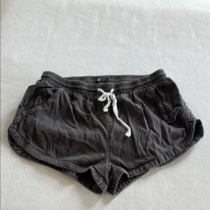 Billabong Women's Gray Drawstring Shorts
